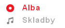 Alba a skladby - umelec
